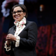 Roz Brewer, Americas Group President & Chief Operating Officer, at the Starbucks Annual Meeting of Shareholders in Seattle, Wash. on March 21, 2018.